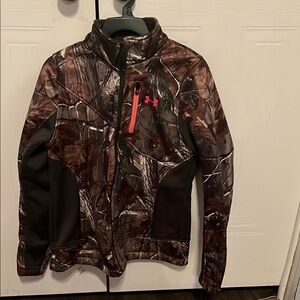 Under Armour Camo Jacket with Red Logo
